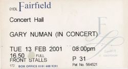 Croydon Ticket 2001